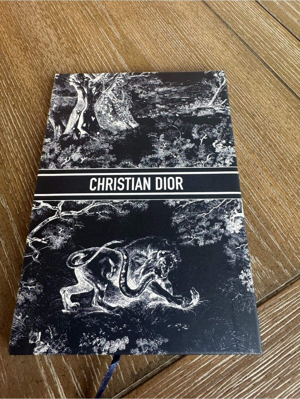 Dior Black and White Toile Hardcover Notebook